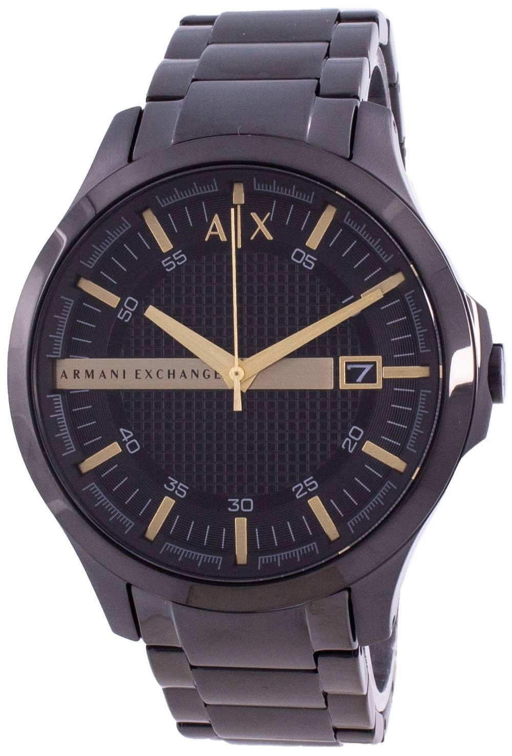 Armani Exchange Hampton Black Dial Quartz AX2413 Men's Watch - Time ...