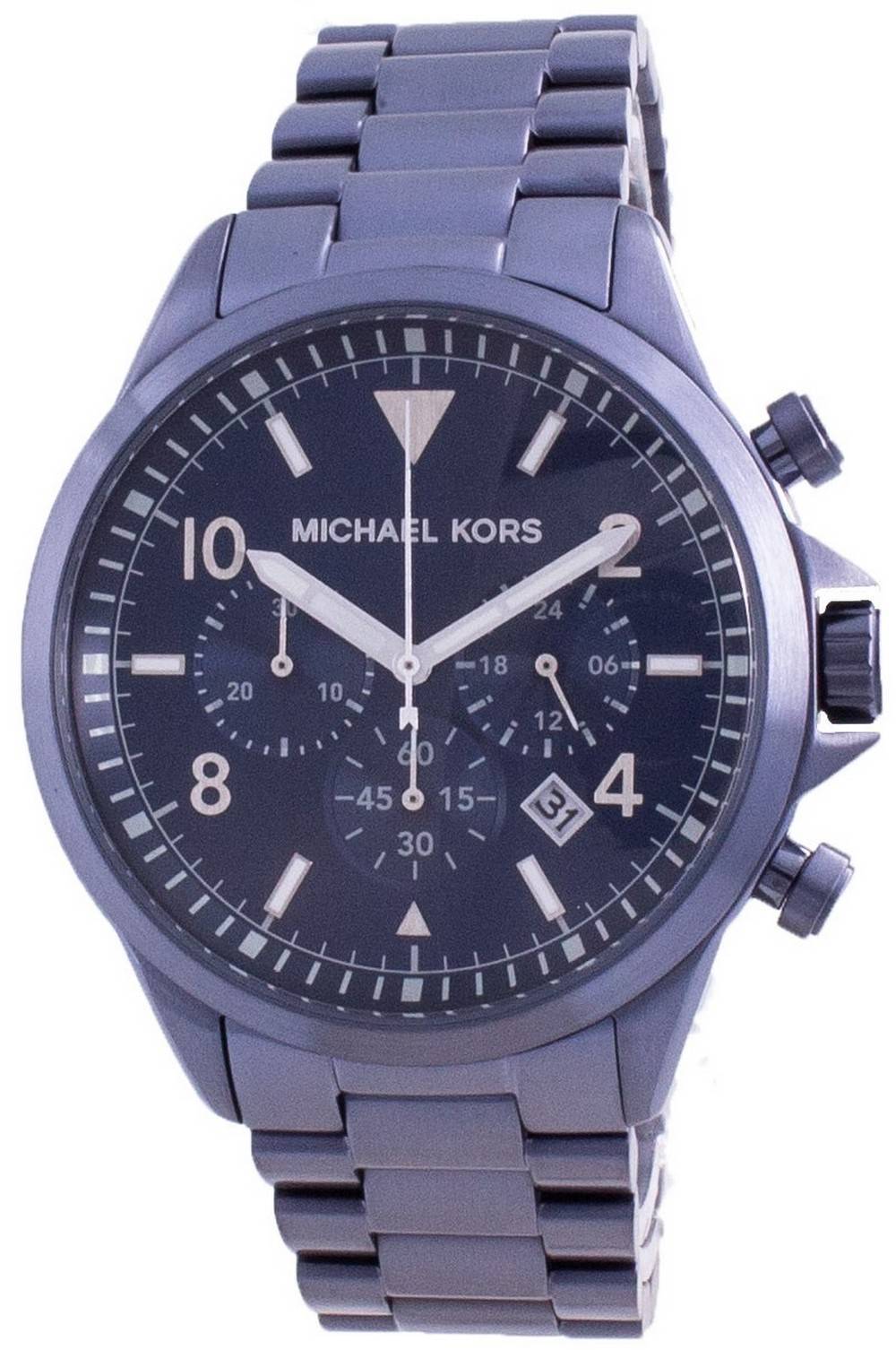 Michael Kors Gage Chronograph Quartz MK8829 100M Men's Watch - Time ...